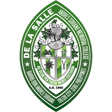 De La Salle Andres Soriano Memorial College footer seal